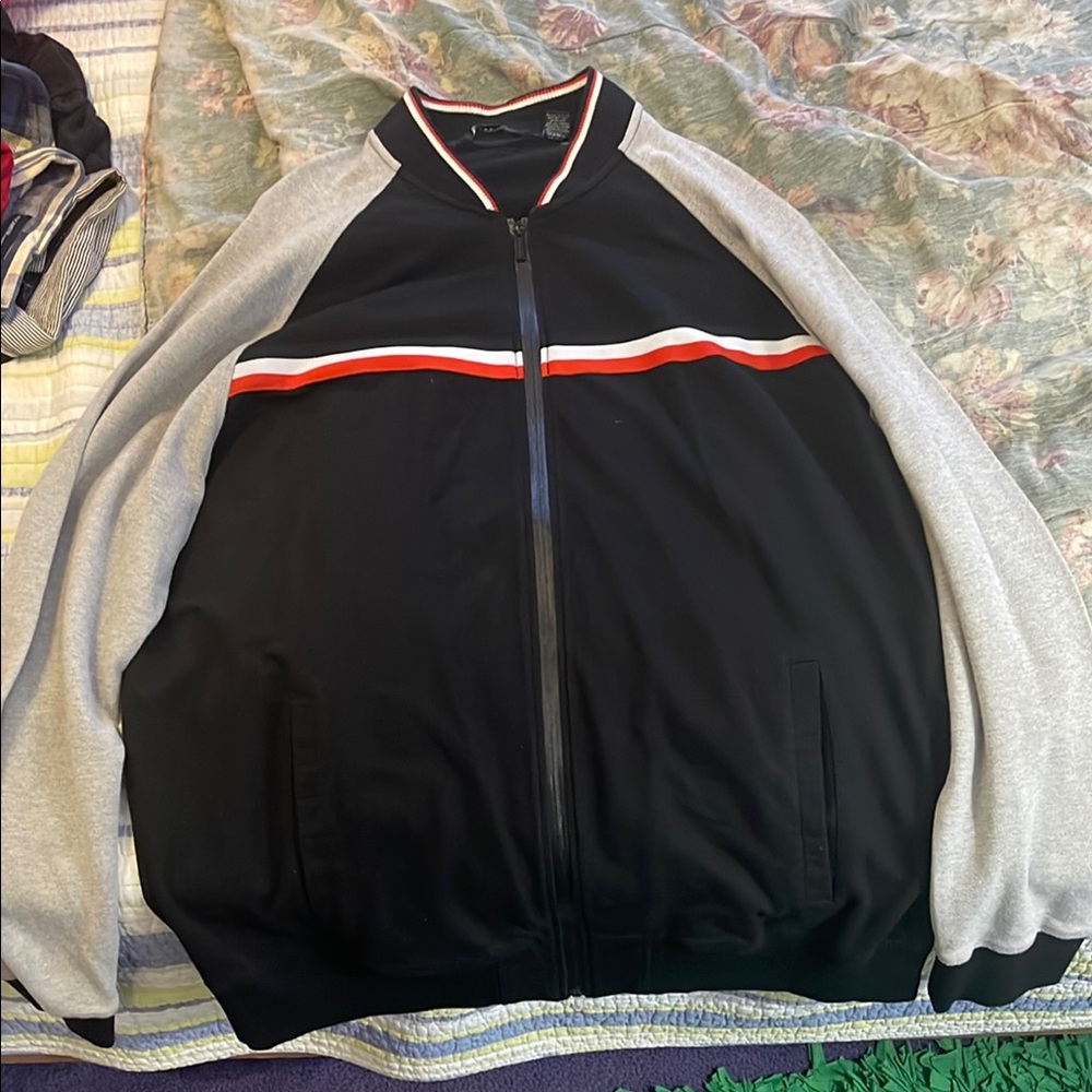 Black and Gray Men's shirt Jacket